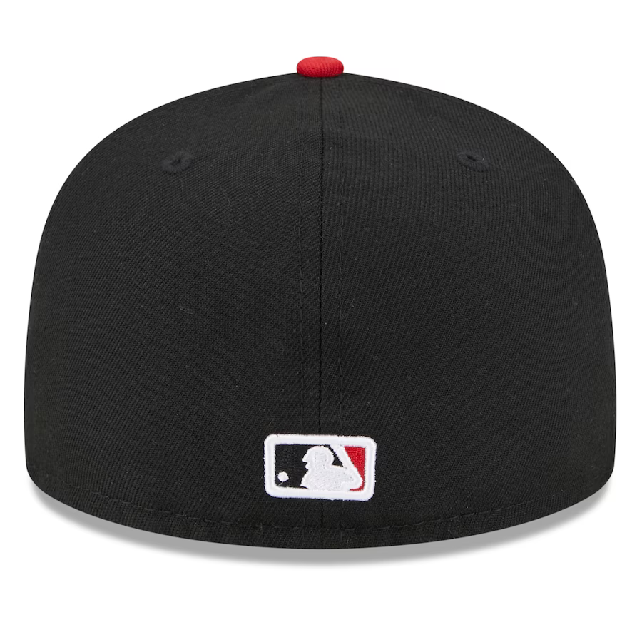New Era Los Angeles Angels Black/Red Hearts 2023 59FIFTY Fitted Hat