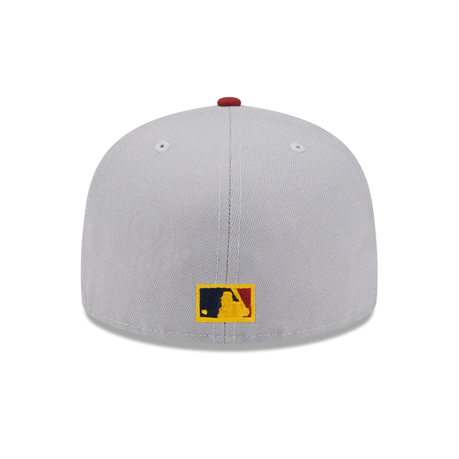 New Era Pittsburgh Pirates Gray/Red Navy Undervisor 59FIFTY Fitted Hat
