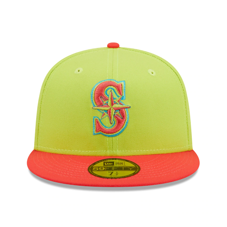 New Era Seattle Mariners 25th Anniversary Cyber Highlighter 59FIFTY Fitted Hat