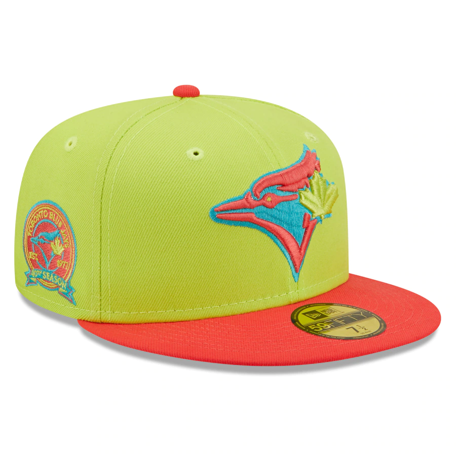 New Era Toronto Blue Jays 40th Season Cyber Highlighter 59FIFTY Fitted Hat