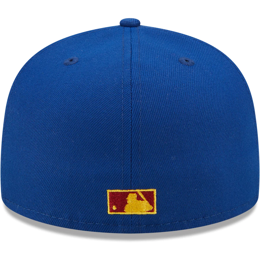 New Era Toronto Blue Jays Blue/Red Logo Primary Jewel Gold Undervisor 59FIFTY Fitted Hat