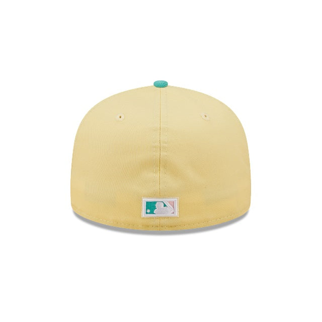 New Era Boston Red Sox 100 Years Yellow/Teal 59FIFTY Fitted Hat