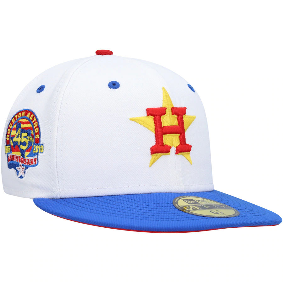 Houston Python Hat New Era Houston Astros 45th Anniversary Cherry Lolli 59FIFTY Fitted Hat
