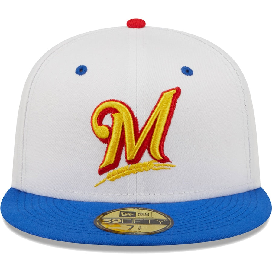 New Era Milwaukee Brewers 40th Anniversary Cherry Lolli 59FIFTY Fitted Hat
