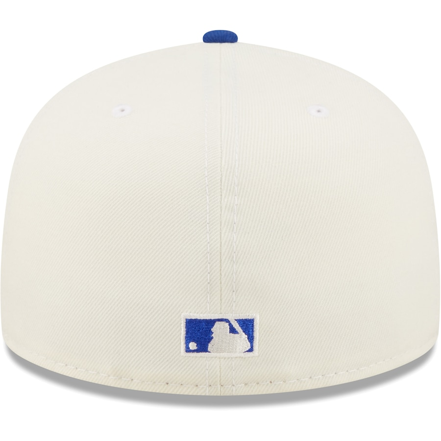 New Era Milwaukee Brewers White/Royal Cooperstown Collection 1982 World Series Chrome 59FIFTY Fitted Hat