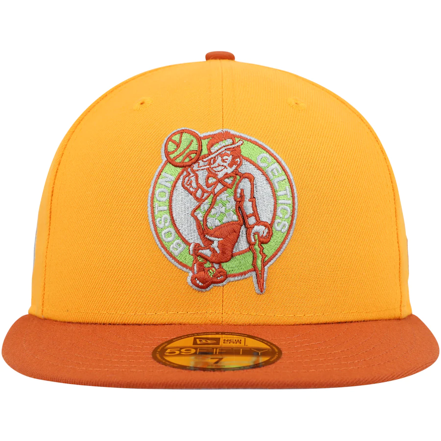 New Era Boston Celtics Gold/Rust 2022 59FIFTY Fitted Hat
