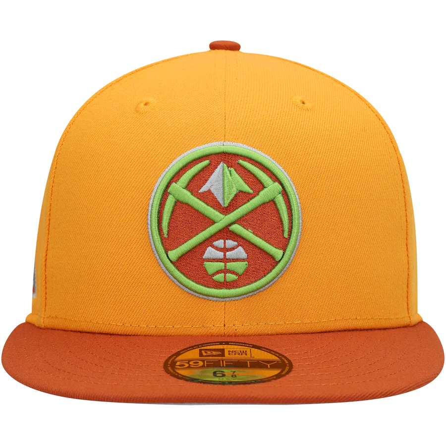 New Era Denver Nuggets Gold/Rust 2022 59FIFTY Fitted Hat