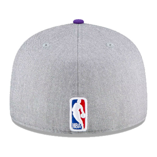 New Era Los Angeles Lakers 2020 NBA Draft Heather Gray 59FIFTY Fitted Hat
