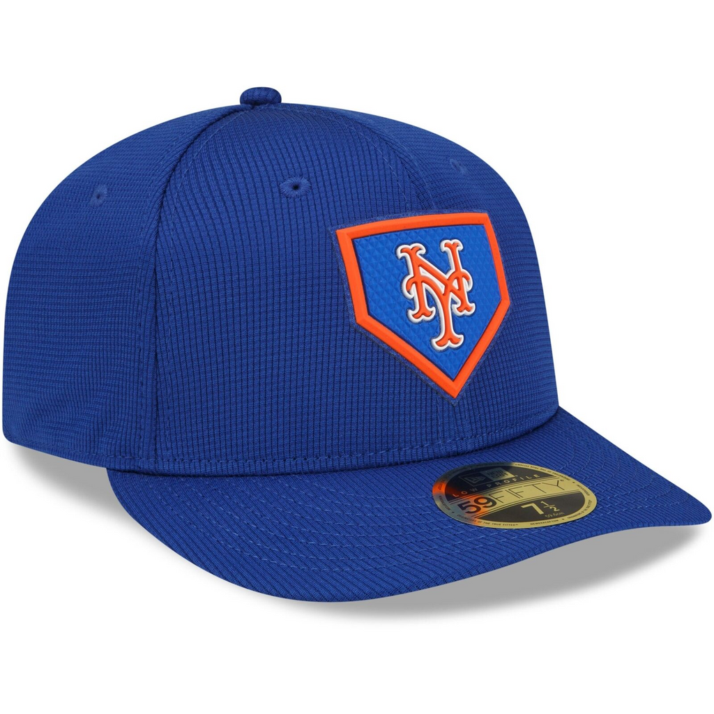 New Era Royal New York Mets 2022 Clubhouse Alternate Logo Low Profile 59FIFTY Fitted Hat