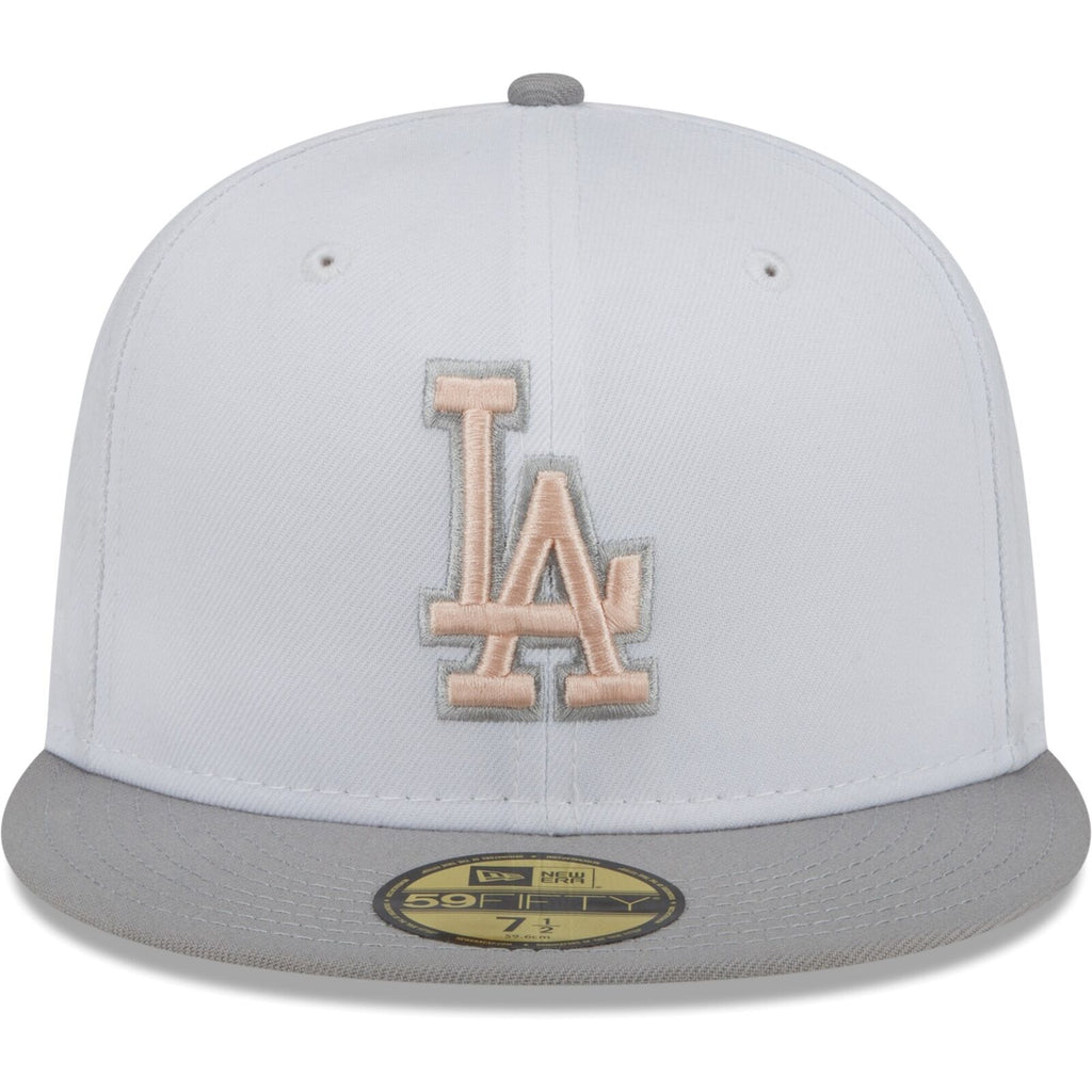 New Era White/Gray Los Angeles Dodgers 1988 World Series 59FIFTY Fitted Hat