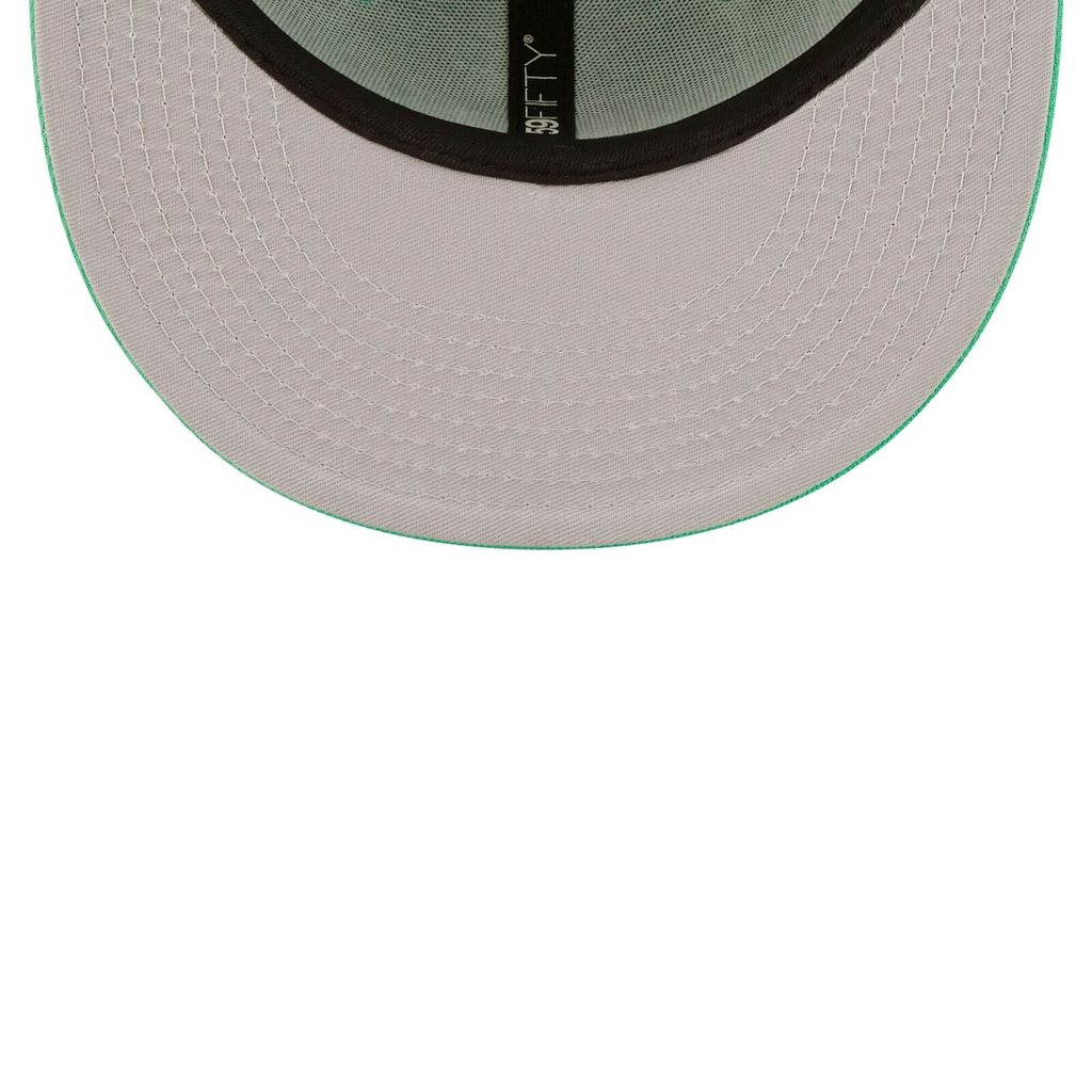 New Era Island Green White Logo Detroit Tigers 59FIFTY Fitted Hat