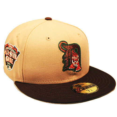 New Era Detroit Tigers Camel/Walnut 2005 All-Star Game 59FIFTY Fitted Hat