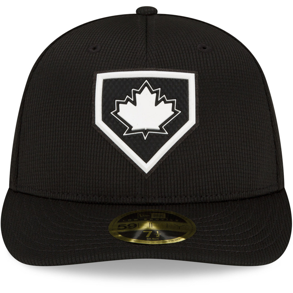 New Era Black Toronto Blue Jays 2022 Clubhouse Alternate Logo Low Profile 59FIFTY Fitted Hat