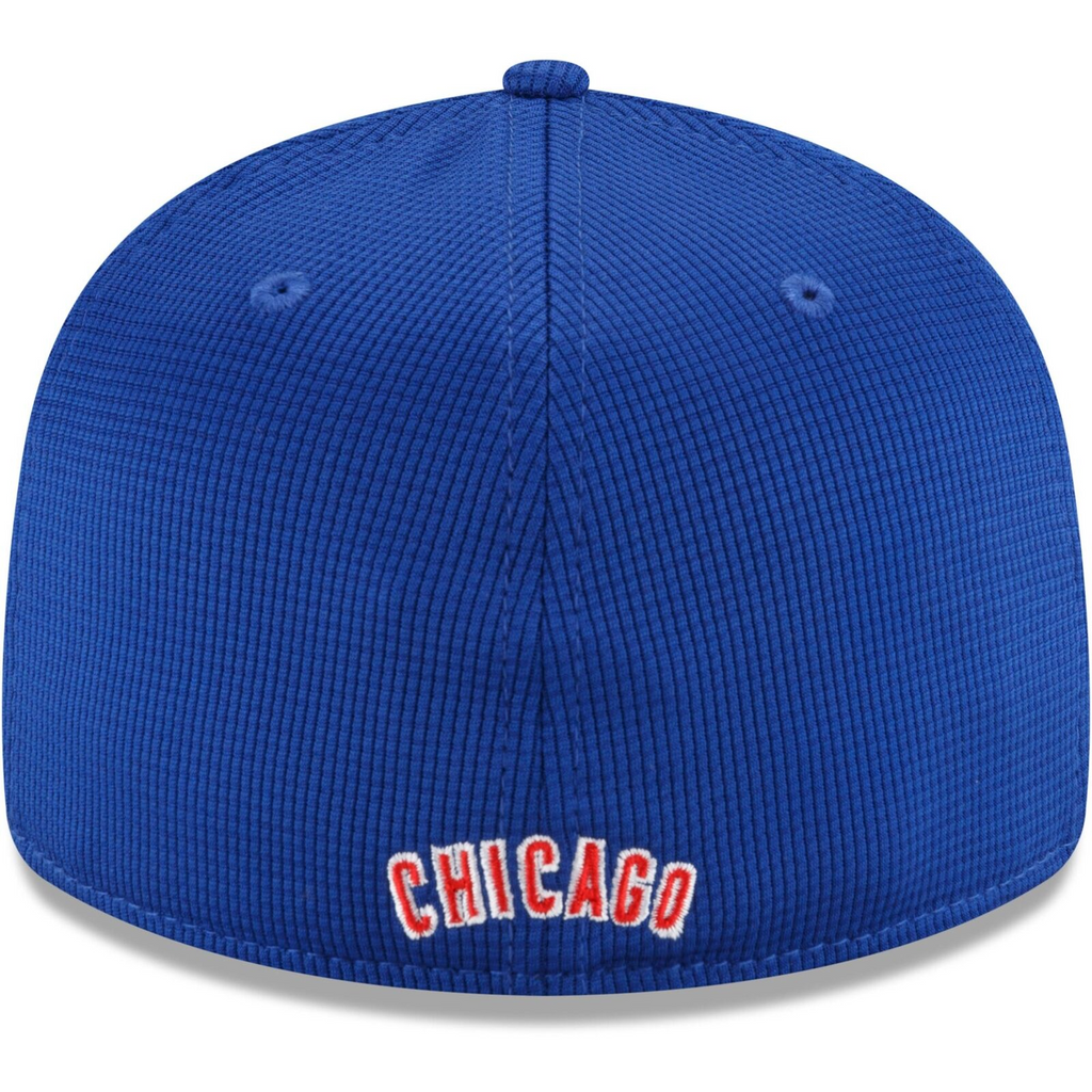 New Era Royal Chicago Cubs 2022 Clubhouse Alternate Team Logo Low Profile 59FIFTY Fitted Hat
