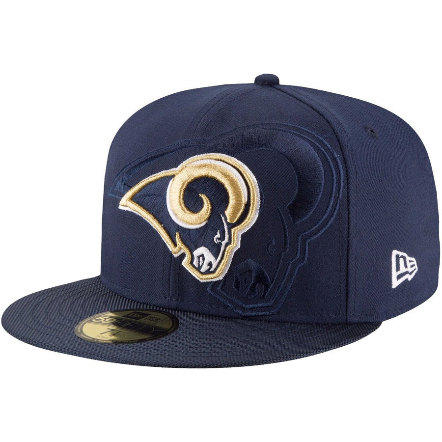 New Era Los Angeles Rams Navy/Gold On-Field  2016 59FIFTY Fitted Hat