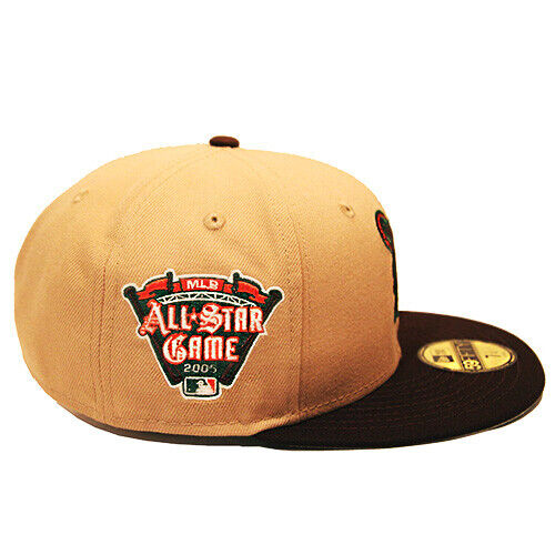 New Era Detroit Tigers Camel/Walnut 2005 All-Star Game 59FIFTY Fitted Hat