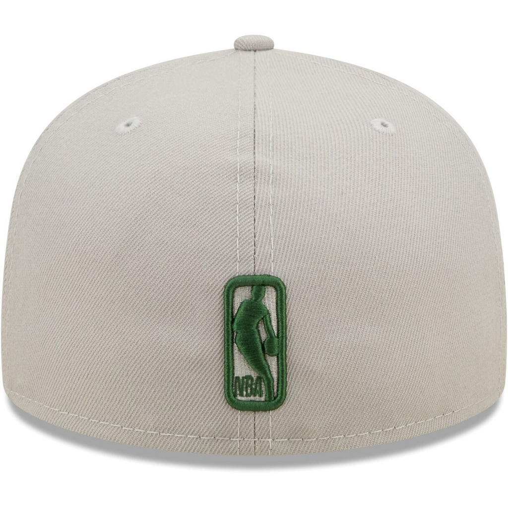 New Era Gray Milwaukee Bucks Team Color Pop 59FIFTY Fitted Hat