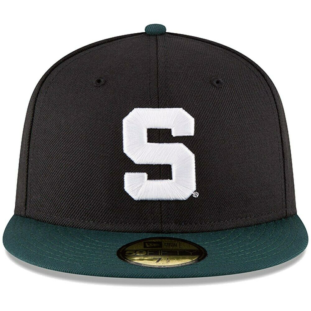 New Era Black/Green GCP Michigan State Spartans NCAA Basic 59FIFTY Fitted