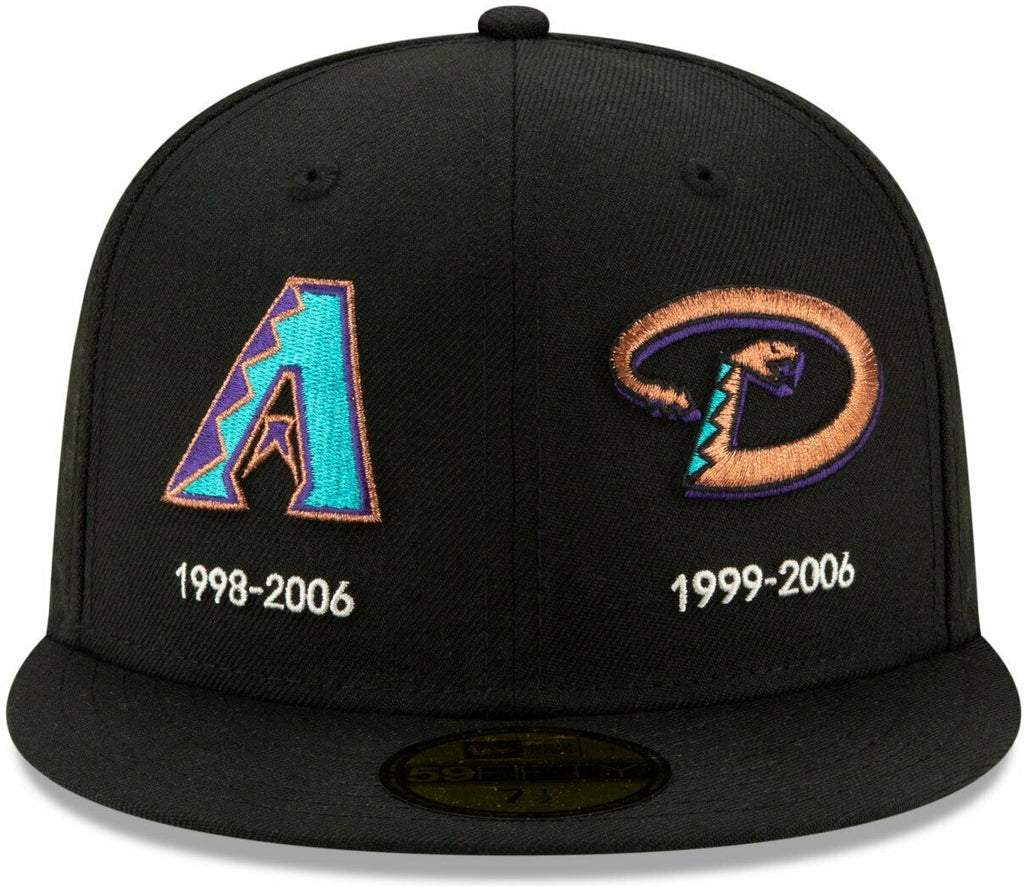 New Era Arizona Diamondbacks Multi Season Patch History Logo 59FIFTY Fitted Hat