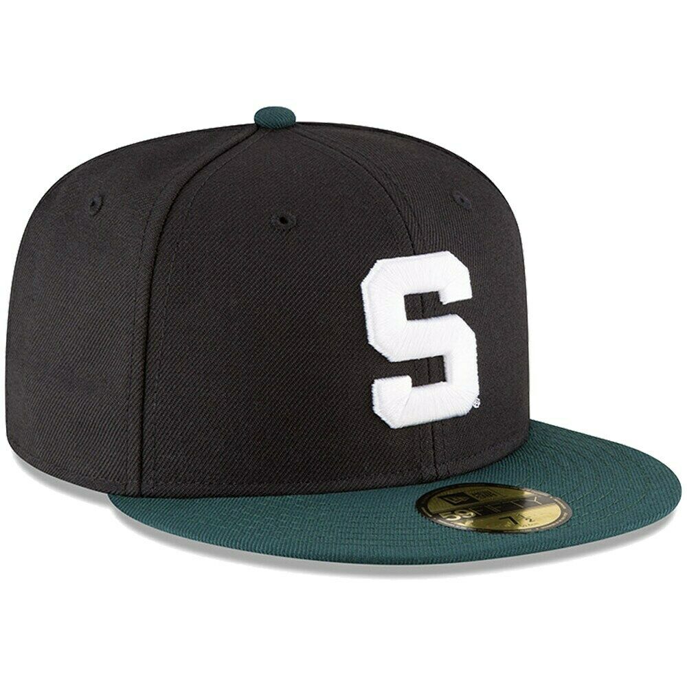 New Era Black/Green GCP Michigan State Spartans NCAA Basic 59FIFTY Fitted