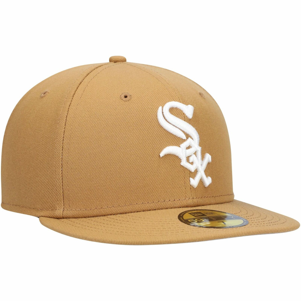 New Era Tan Chicago White Sox Wheat 59FIFTY Fitted Hat