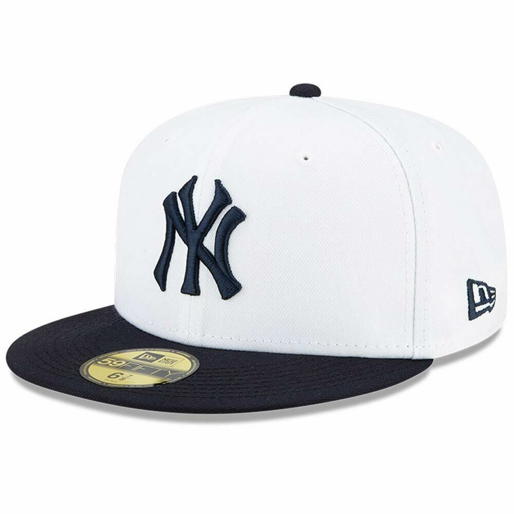 New Era New York Yankees White/Navy 1977 World Series Two-Tone 59FIFTY Fitted Hat