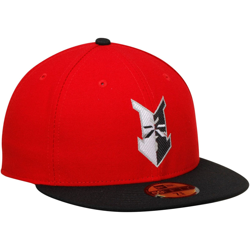New Era Indianapolis Indians Red/Black Authentic Home 59FIFTY Fitted Hat