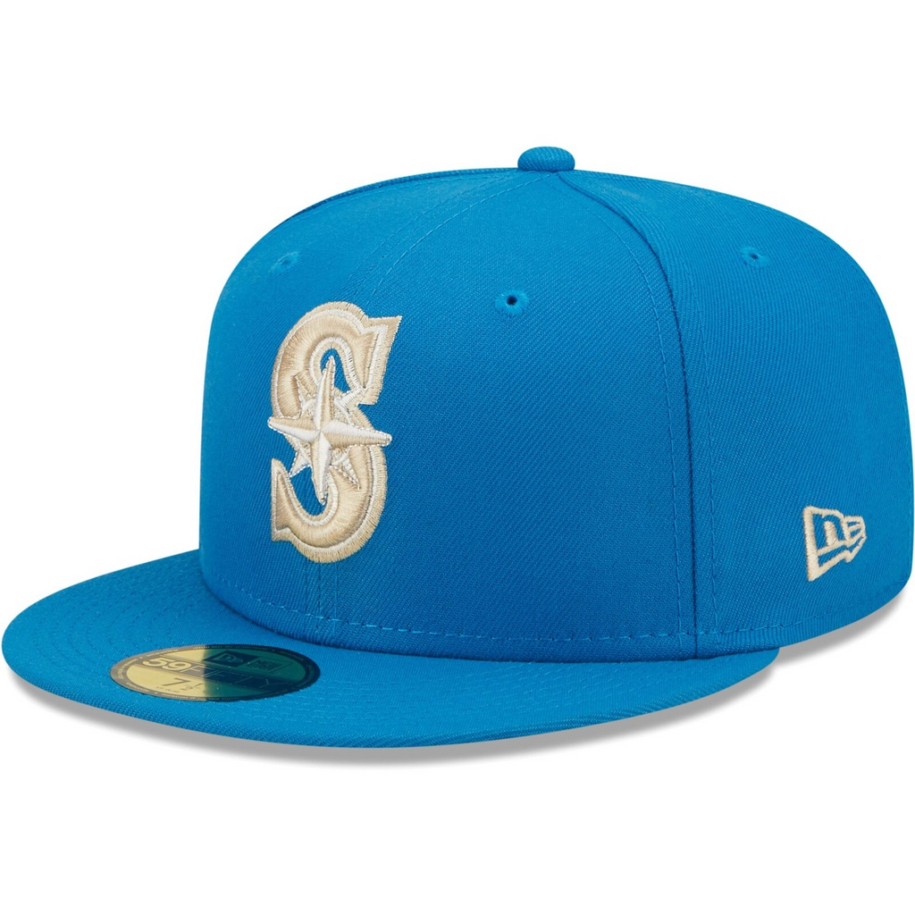 New Era Blue Stone Seattle Mariners 40th Anniversary Undervisor 59FIFTY Fitted Hat