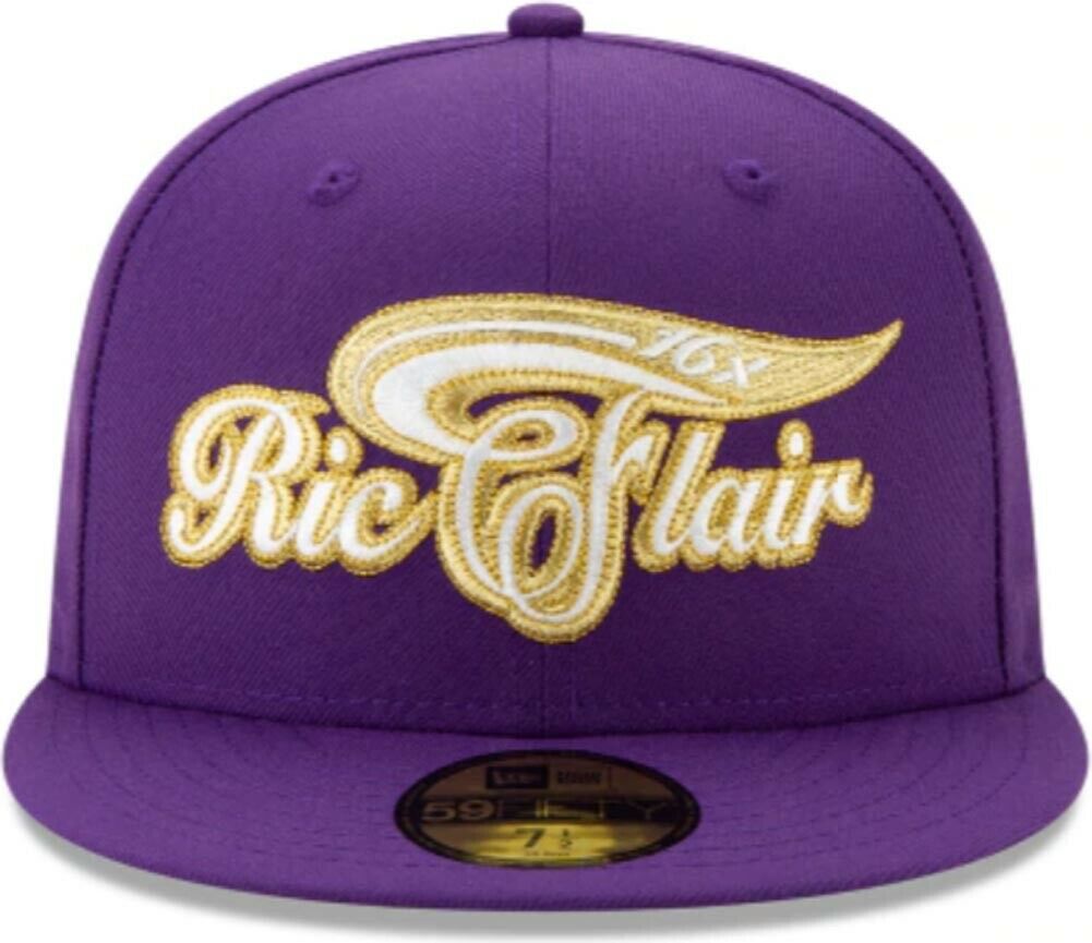 New Era Ric "Nature Boy" Flair 16x Champion Purple/Gold 59FIFTY Fitted Hat