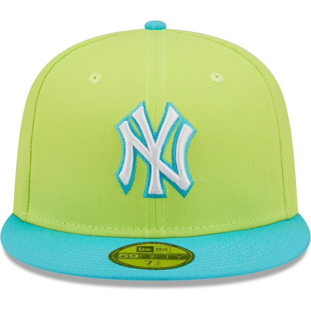 New Era Green New York Yankees 1999 World Series Cyber Vice 59FIFTY Fitted Hat
