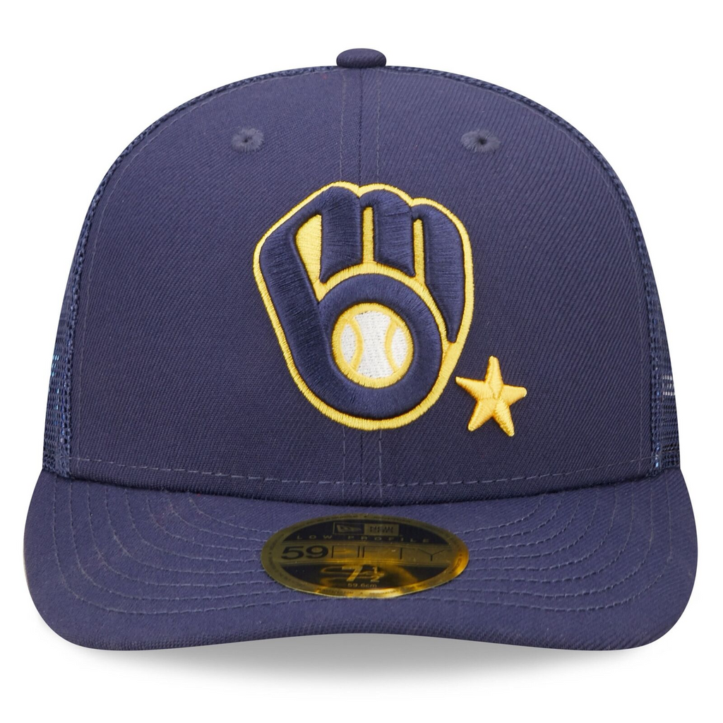 New Era Navy Milwaukee Brewers 2022 MLB All-Star Game Workout Low Profile 59FIFTY Fitted Hat
