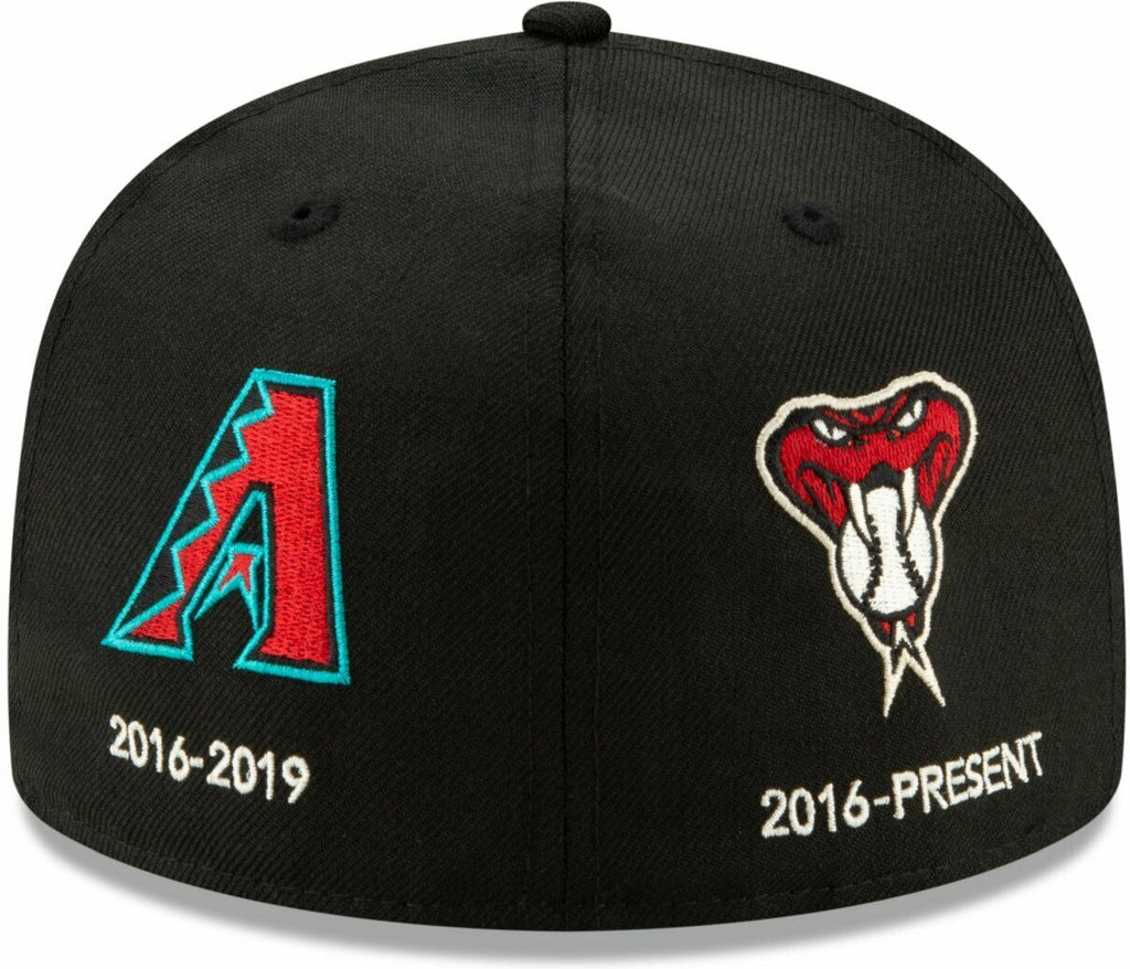 New Era Arizona Diamondbacks Multi Season Patch History Logo 59FIFTY Fitted Hat