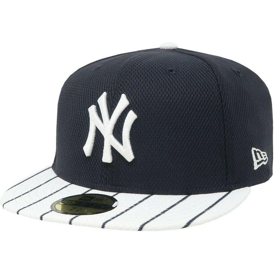 New Era New York Yankees Navy Diamond Era Pin Stripe Brim 59FIFTY Fitted Hat