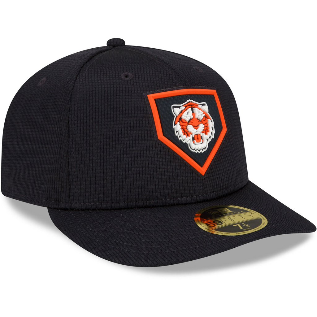New Era Navy Detroit Tigers 2022 Clubhouse Alternate Logo Low Profile 59FIFTY Fitted Hat