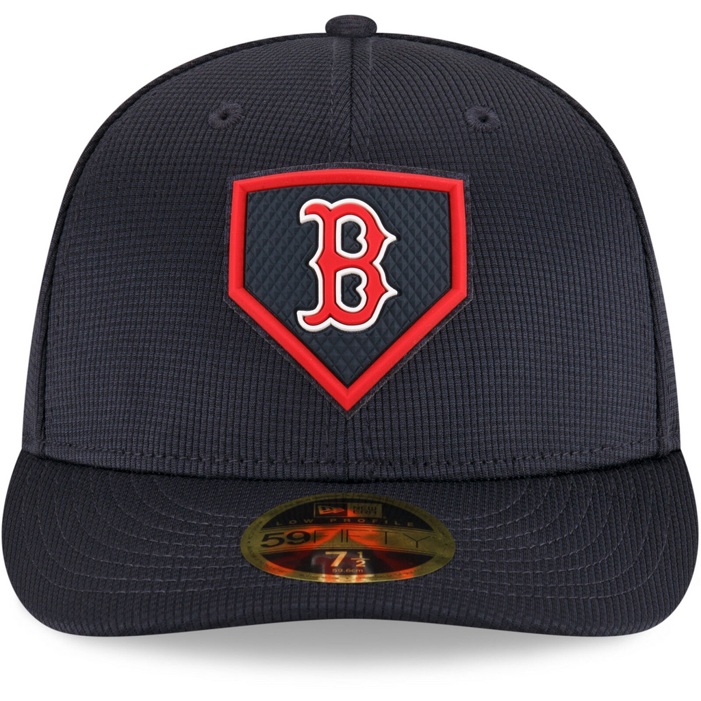 New Era Navy Boston Red Sox 2022 Clubhouse Low Profile 59FIFTY Fitted Hat