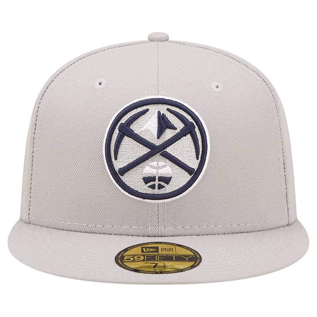 New Era Gray Denver Nuggets Team Color Pop 59FIFTY Fitted Hat