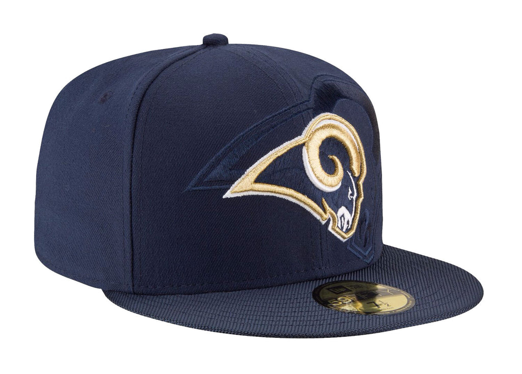 New Era Los Angeles Rams Navy/Gold On-Field  2016 59FIFTY Fitted Hat