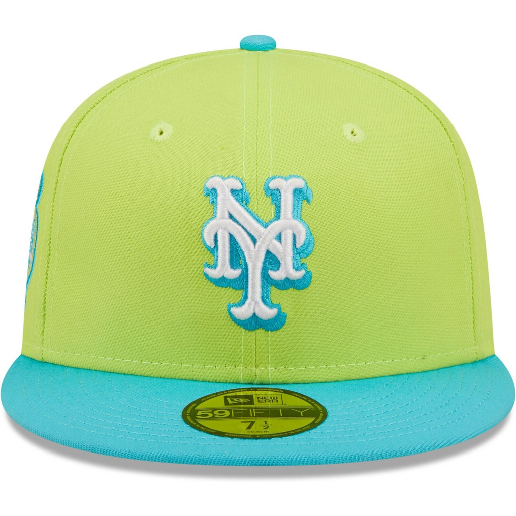 New Era Green New York Mets 2000 Subway Series Cyber Vice 59FIFTY Fitted Hat