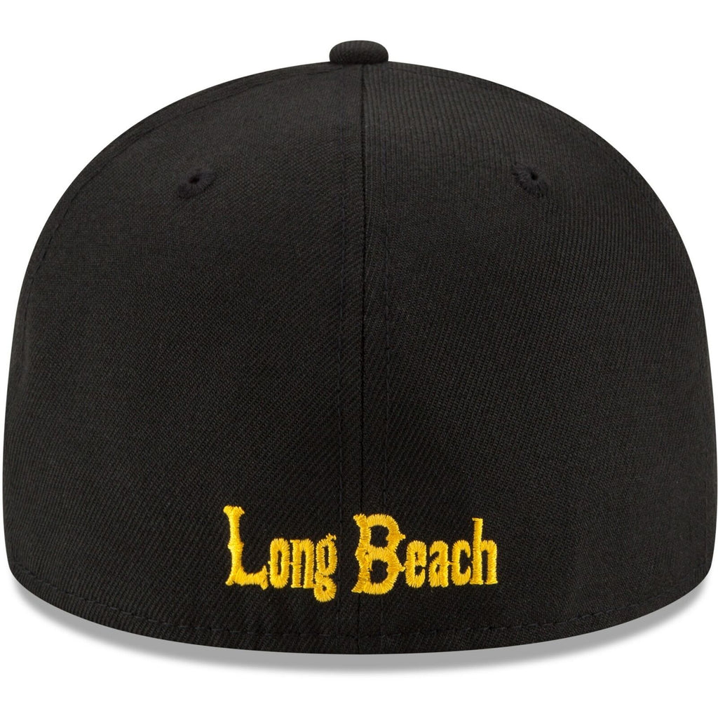 New Era Black Long Beach State 49ers Logo Basic 59FIFTY Fitted Hat