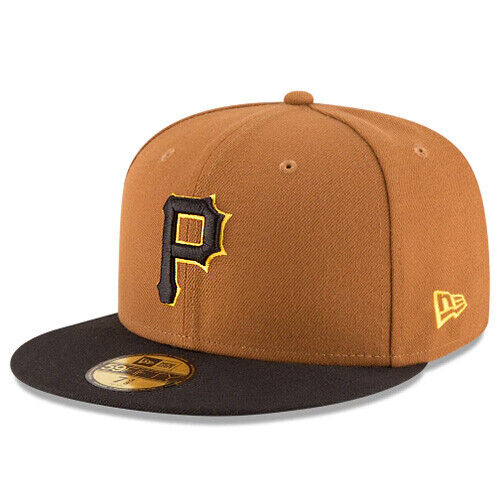 New Era Pittsburgh Pirates Brown/Black 59FIFTY Fitted Hat (For Kids)