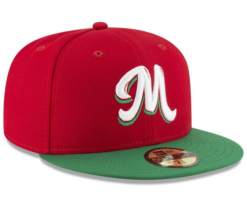 New Era Mexico Caribbean Red & Green Fitted Hat w/ Dunk High SB 'Strawberry Cough'