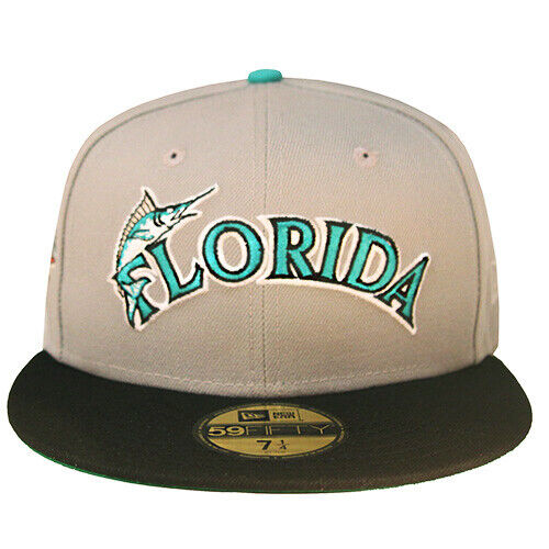 New Era Florida Marlins 10th Anniversary Grey 59FIFTY Fitted Hat