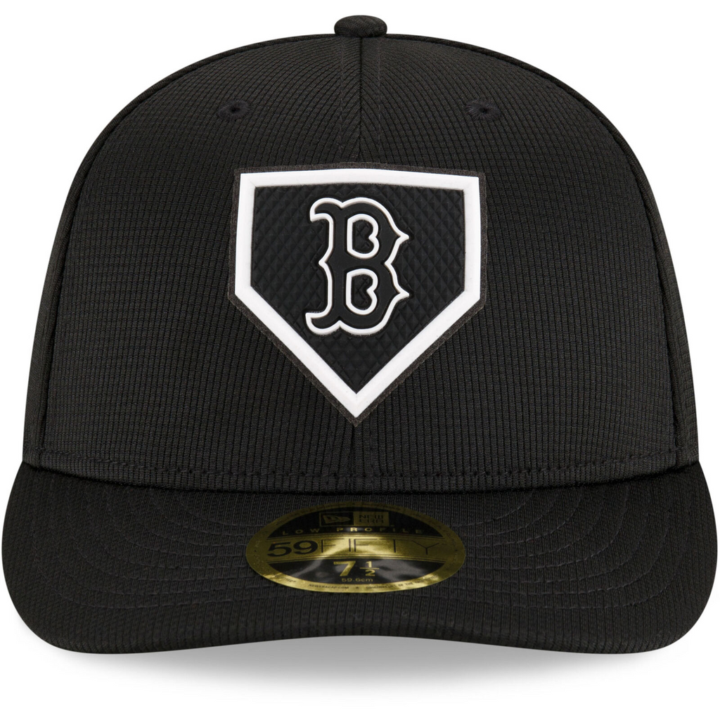 New Era Black Boston Red Sox 2022 Clubhouse Low Profile 59FIFTY Fitted Hat