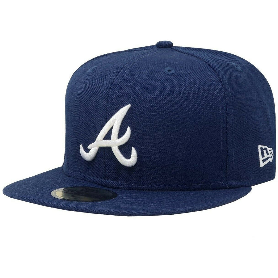 New Era Atlanta Braves Royal Blue Crown & Undervisor 59FIFTY Fitted Hat