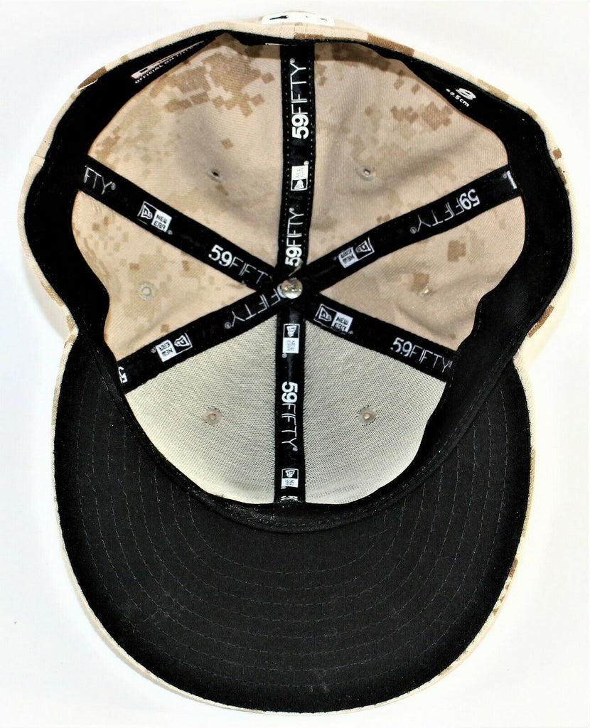 New Era Arizona Diamondbacks Light Tan Camouflage Black Undervisor 59FIFTY Fitted Hat
