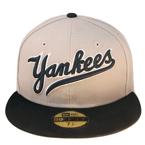 New Era New York Yankees 75th World Series Grey/Black 59FIFTY Fitted Hat
