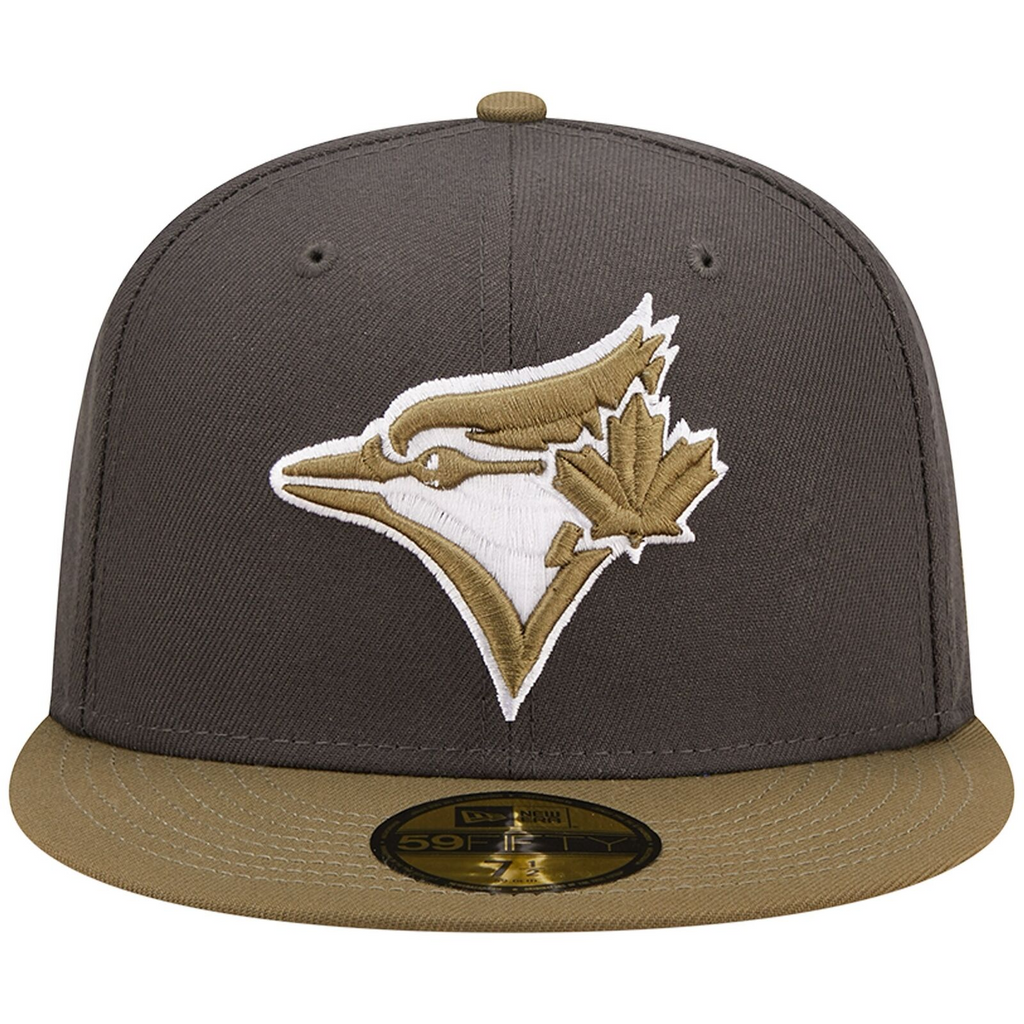 New Era Toronto Blue Jays Charcoal/Olive Two-Tone Color Pack 59FIFTY Fitted Hat