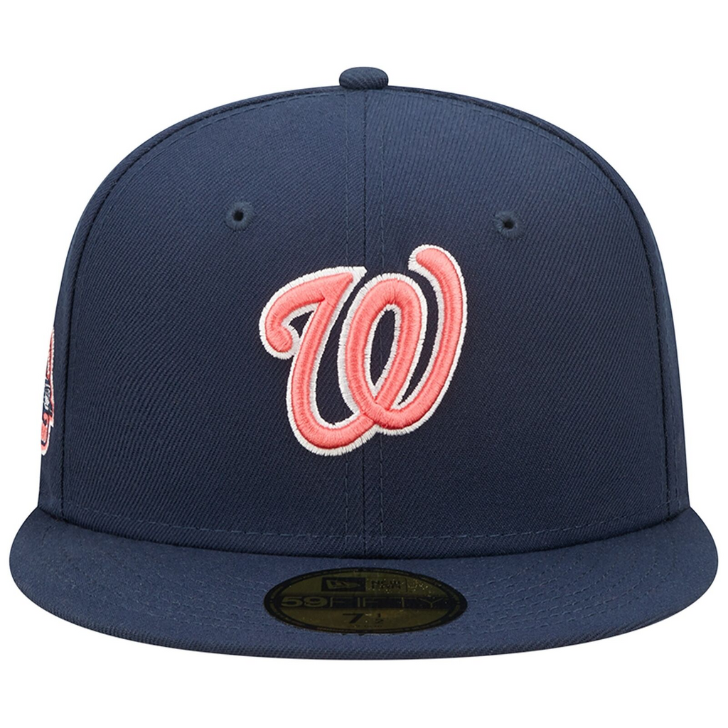 New Era Navy Washington Nationals Stade Olympique Lava Undervisor 59FIFTY Fitted Hat