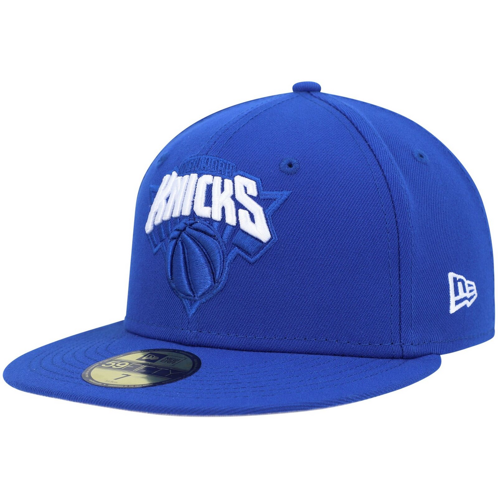 New Era Blue New York Knicks Elements Tonal 59FIFTY Fitted Hat