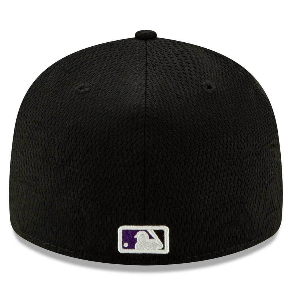 New Era Black Colorado Rockies 2021 Batting Practice Low Profile 59FIFTY Fitted Hat